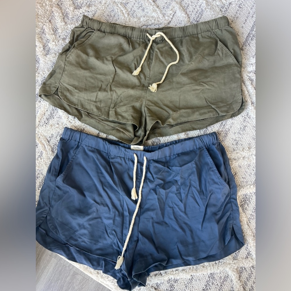 UpWest All Around Drawstring Shorts (2 pairs)